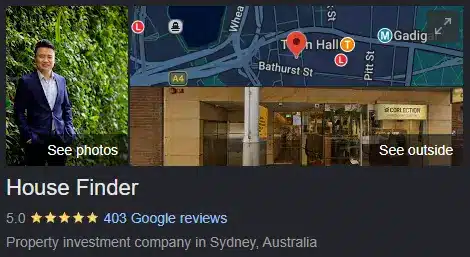 Housefinder Google Reviews